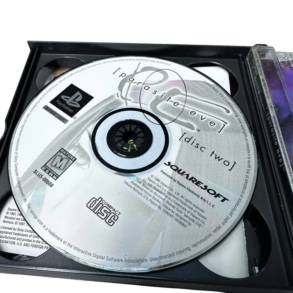 Parasite Eve (PlayStation 1, 1998) With Manual | All Discs Included